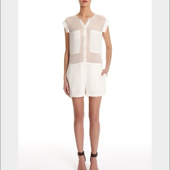 EUC Alexander Wang Silk Romper Jumpsuit